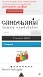 Mobile Screenshot of candele-lumanari.ro